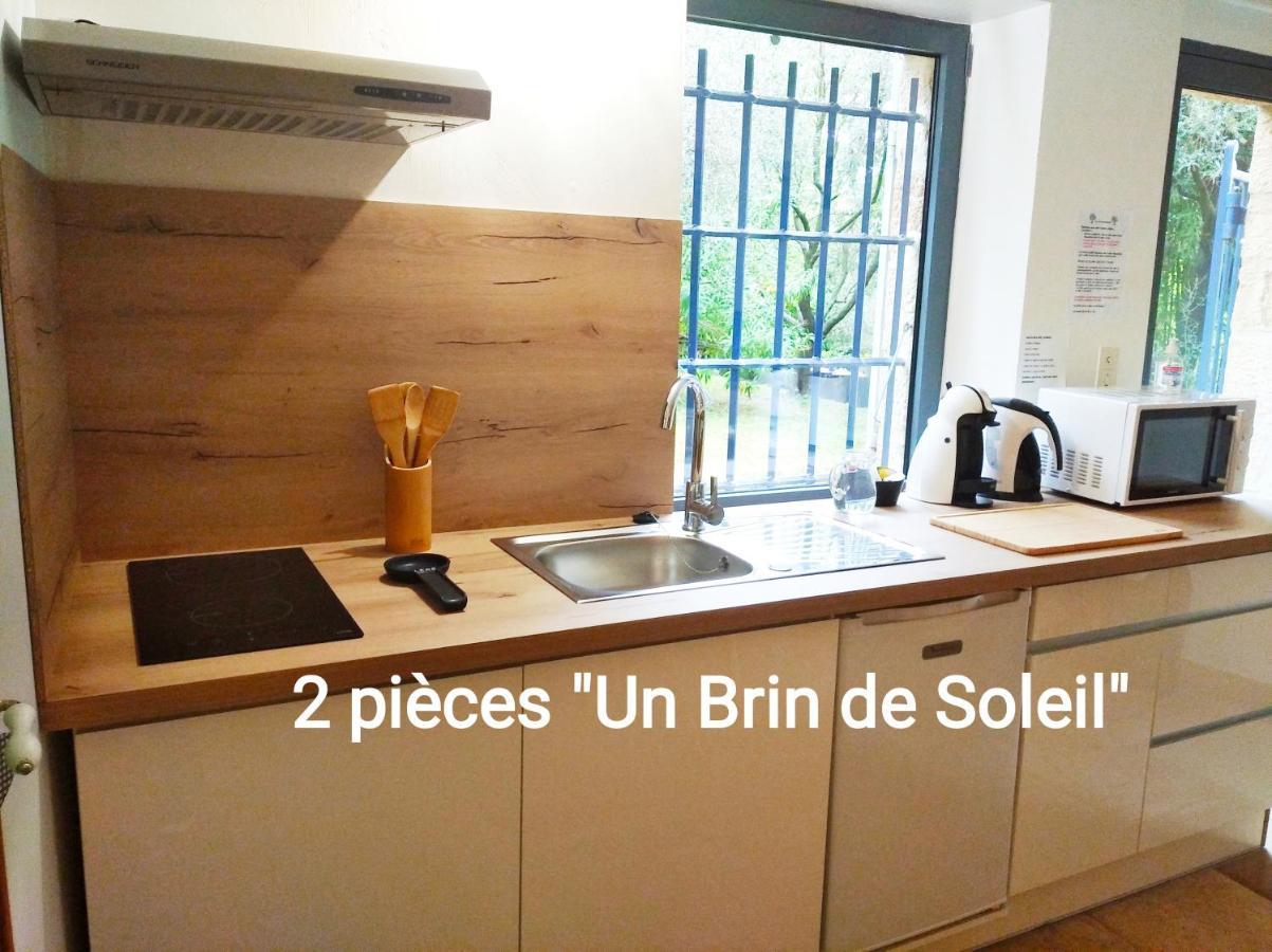 2 Pieces "Le Brin De Soleil" Gites Appart 'Hotel L'Echappee Belle D'Aubenas Logement 1 Sur 3 Eksteriør billede